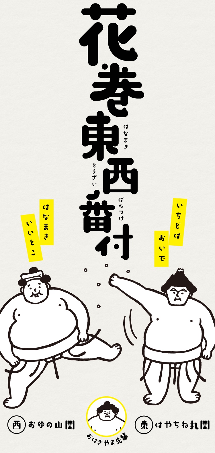 花巻東西番付
